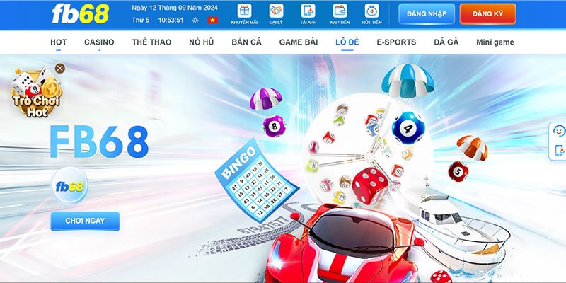 TP Lottery kết hợp với nhà cái FB68